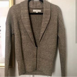 LOFT | M Half-zip Knit Sweater